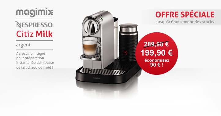 Economisez 90&euro; sur la Citiz Milk Argent