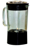 Verre complet pour blender (collier de base+verre+couteau+couvercle) noir