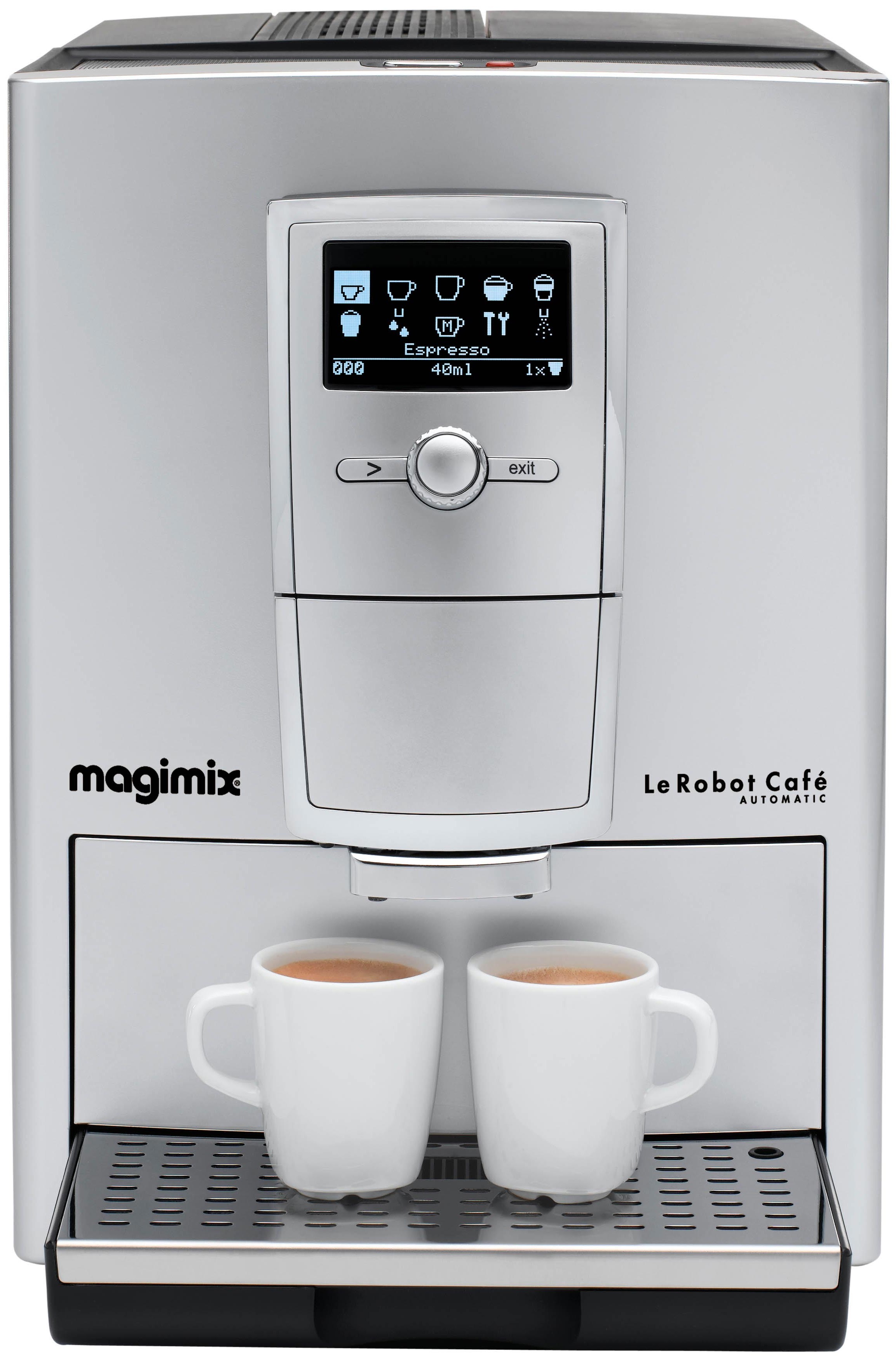 Robot caf&eacute; Argent Magimix 19 bars et sa carafe &agrave; lait