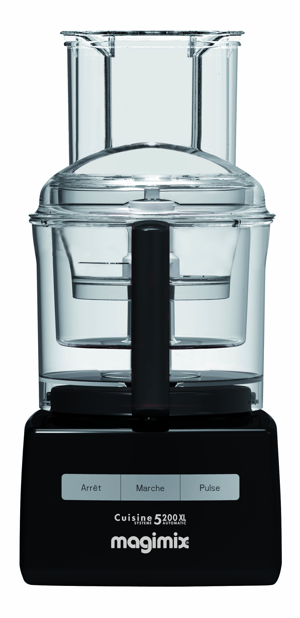 Coffret Premium Magimix Robot 5200 XL noir avec batteur, 2 &eacute;minceurs / r&acirc;peurs,