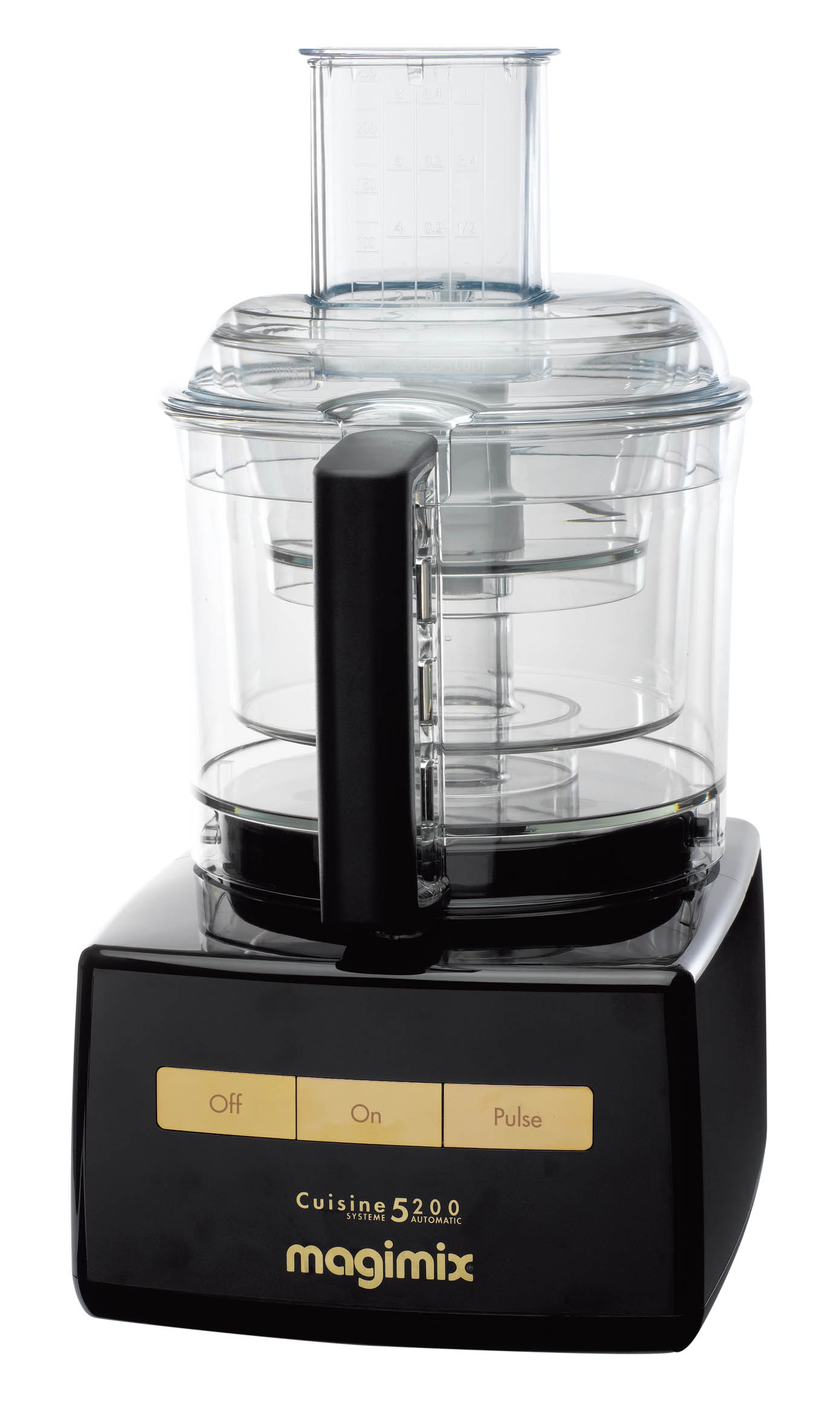 Robot 5200 Noir et Or Magimix (Robot Noir & boutons Or)