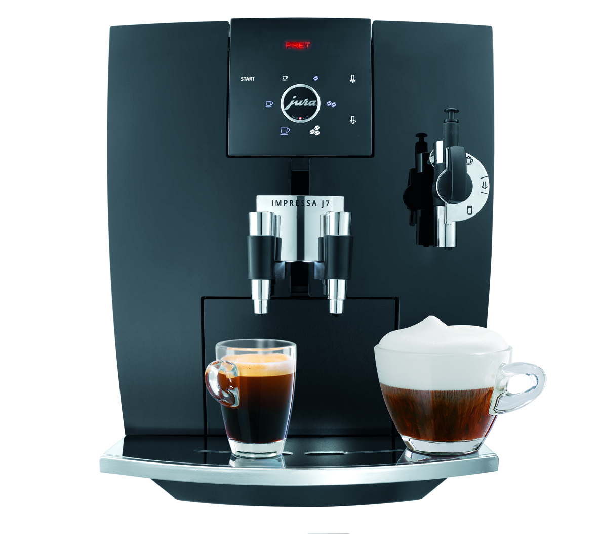 Robot cafe impressa Jura J7 Piano black