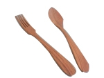 Couvert a salade en olivier 30 cm