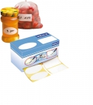 Etiquettes adhesives duo (2 formes differentes) + marqueur 14 x 7 x 6.9cm
