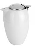 Cremier 350 ml porcelaine blanche et inox