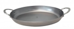 Plat a rotir ovale avec 2 anses rivetees L.36 x 26 cm x 4.8 mm