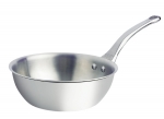 Sauteuse a queue bombee 20 cm inox affinity