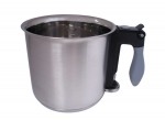 Bain marie 1.5 l inox 1 piece nouveau modele