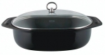 Rotissoire ovale avec couvercle 45 cm