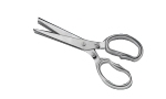 Ciseaux a herbes en inox brosse Kuchenprofi 20 cm