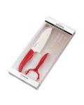 Set kyocera ceram (couteau lame blanche 14 cm + eplucheur classique)