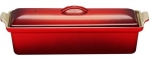 Terrine a Foie gras rectangulaire avec sa presse 32 cm X 11 cm - 1.40 L - Colori