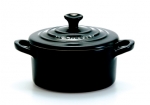 Mini cocotte ceramique 10 cm Noire