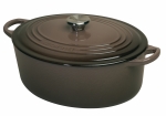 Cocotte ovale 27 cm 4.1 l terre naturelle