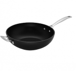 Poele wok Le Creuset forgee 30 cm anti adherente noire