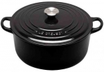 Cocotte ronde 28 cm Noir Ebene