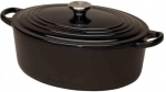 Cocotte ovale 17 cm Noir Ebene