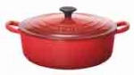 Cocotte basse 24cm Cerise