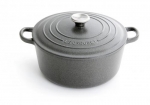 Cocotte ronde en fonte 10 cm - 27 cl stone