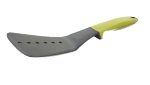 Spatule ajouree verte avec reposoir de proprete