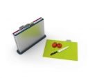 Set Inox de 4 planches a decouper (viandes-poissons-aliments cuits-legumes)