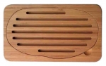 Planche a pain  L 35 x l 25 x H 3 cm en Bambou alimentaire et biodegradable  100