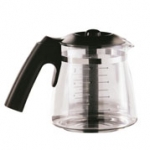 Verseuse cafetiere  noire en verre