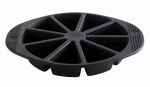 Moule a gateau en silicone  9 parts noir