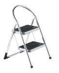 Escabeau acier 2 marches  h.79, 5 cm