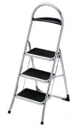 Escabeau acier 3 marches  h.142 cm