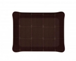 Plateau Platex inclusions Tendances Colorees Isis 25 X 19 cm Isis Chocolat