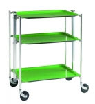 Table 3 etages chrome vert