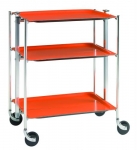 Table 3 etages chrome orange