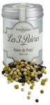Melange 3 poivres de Penja (blanc/vert/noir) boite de 80 gr