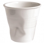 Gobelet froisse Espresso Revol  8 cl blanc