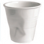 Gobelet froisse Capuccino Revol 18cl blanc
