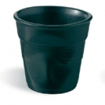 Gobelet froisse Espresso Revol  8 cl noir mat