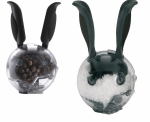 Mini sel et poivre aimantes coffret de 2 pieces 'rabbit'