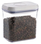 Boite de conservation pop rectangulaire 1.4l cafe