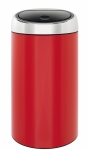 Poubelle Color your bin ronde 45 L Rouge Coral