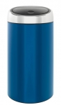 Poubelle Color your bin ronde 45 L Bleu Cobalt