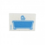 Lot de 2 eponges 'images salle de bain'