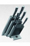 Bloc couteaux avec 6 pieces noir