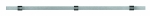 Tringle cuisine ouverte Rosle inox 50  cm avec 2 fixations