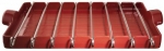 Grill barbecue rouge 42 x 25 cm