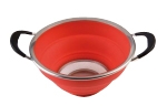 Passoire silicone 25  cm rouge