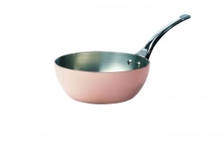 Casserole sauteuse conique INOCUIVRE Induction 20 cm poign&eacute;e inox