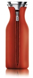 Carafe table &amp; r&eacute;frig&eacute;rateur 1L protection isotherme rouge