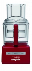 Coffret Premium Magimix Robot 5200 XL rouge avec batteur, 2 &eacute;minceurs / r&acirc;peurs,