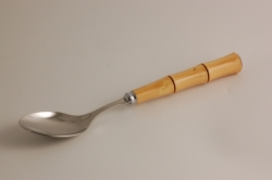 Cuillère à dessert Bamboo buis clair